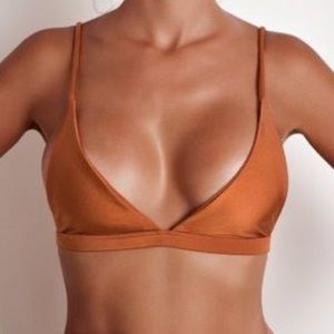 FAE Swim Lacuna Top in Rust